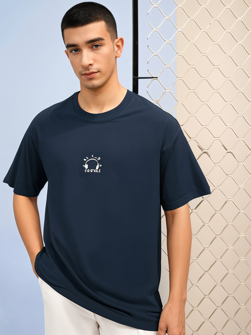 MACK Jonney Oversized | Loose Fit | Half Sleeves 100% Cotton Round Neck Printed T-Shirt for Men