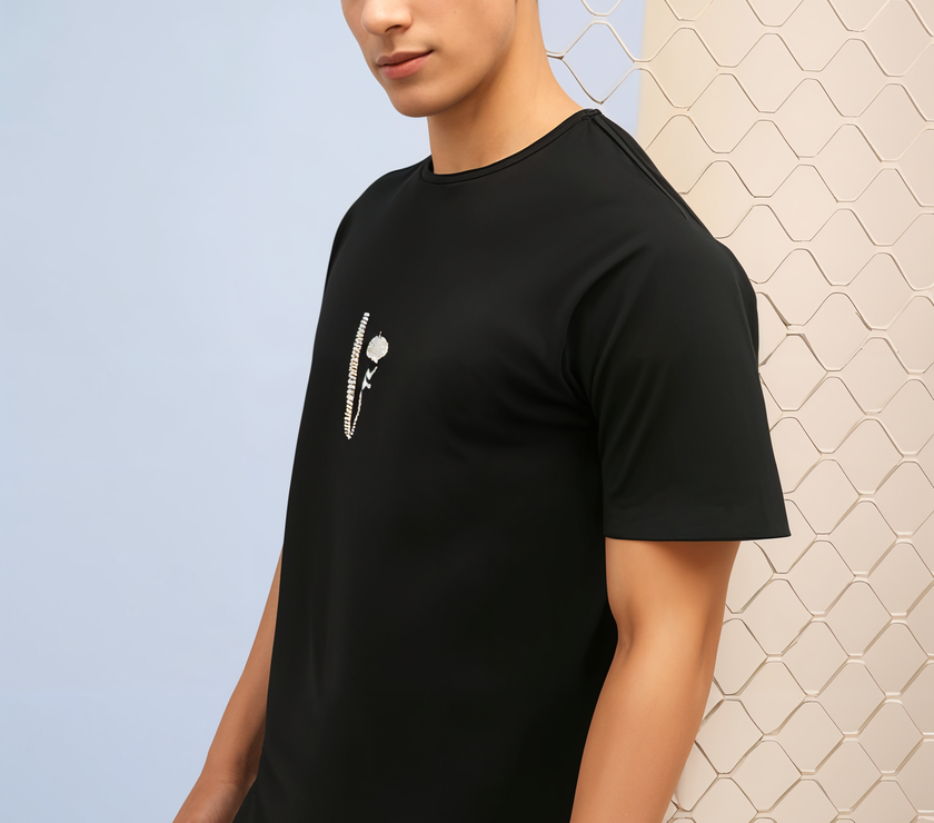 MACK Jonney Oversized | Loose Fit | Half Sleeves 100% Cotton Round Neck Printed T-Shirt for Men