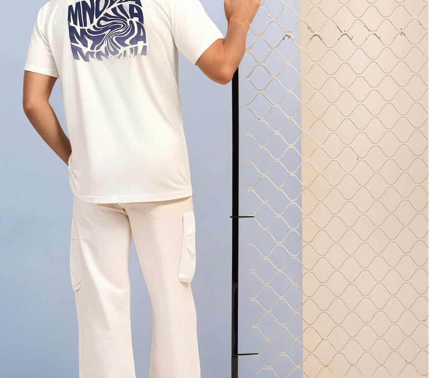 MACK Jonney Oversized | Loose Fit | Half Sleeves 100% Cotton Round Neck Printed T-Shirt for Men