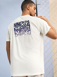 MACK Jonney Oversized | Loose Fit | Half Sleeves 100% Cotton Round Neck Printed T-Shirt for Men