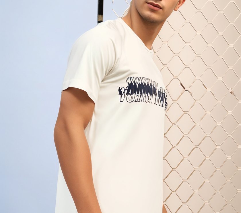 MACK Jonney Oversized | Loose Fit | Half Sleeves 100% Cotton Round Neck Printed T-Shirt for Men