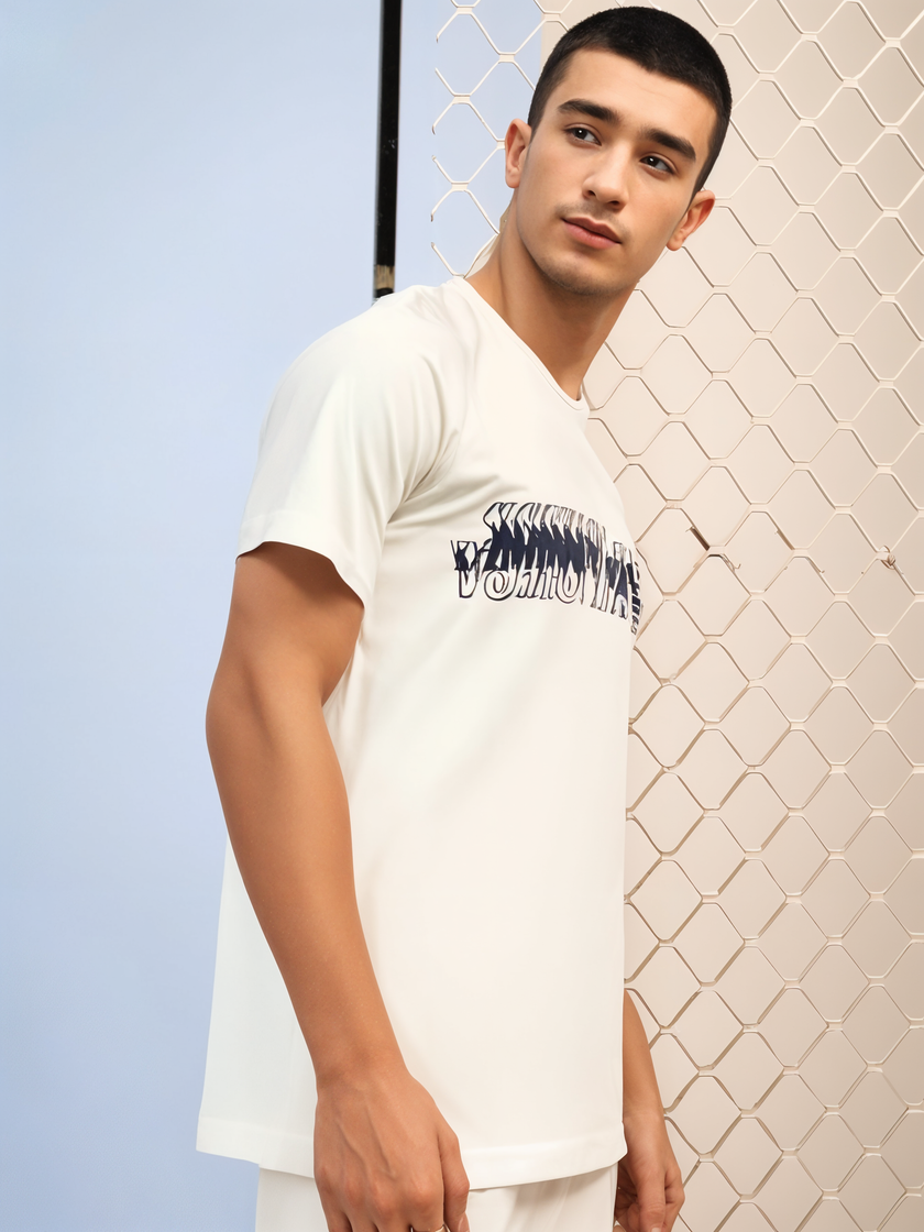 MACK Jonney Oversized | Loose Fit | Half Sleeves 100% Cotton Round Neck Printed T-Shirt for Men