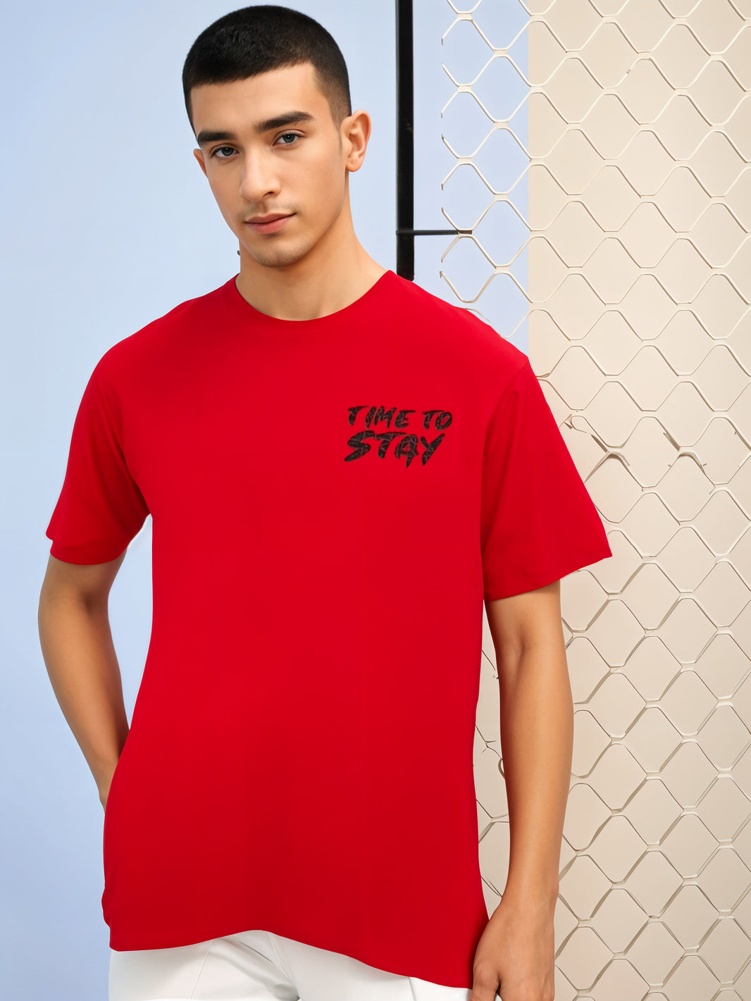 MACK Jonney Oversized | Loose Fit | Half Sleeves 100% Cotton Round Neck Printed T-Shirt for Men