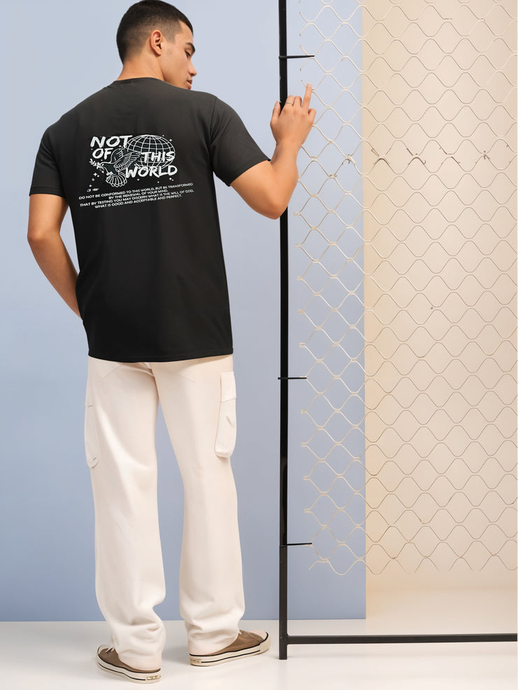 MACK Jonney Oversized | Loose Fit | Half Sleeves 100% Cotton Round Neck Printed T-Shirt for Men