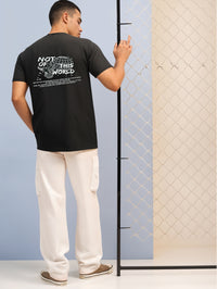 MACK Jonney Oversized | Loose Fit | Half Sleeves 100% Cotton Round Neck Printed T-Shirt for Men