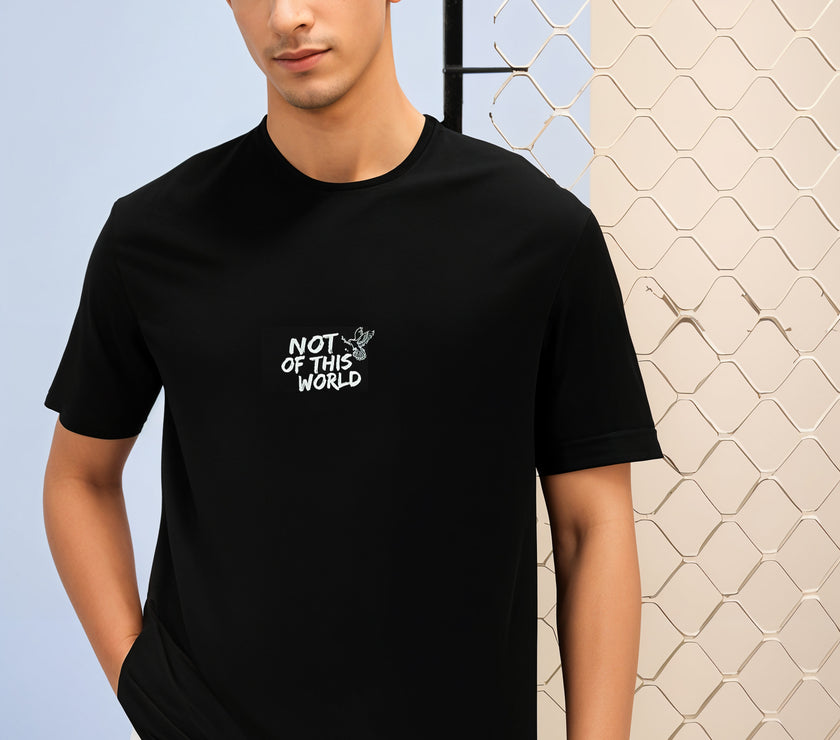 MACK Jonney Oversized | Loose Fit | Half Sleeves 100% Cotton Round Neck Printed T-Shirt for Men