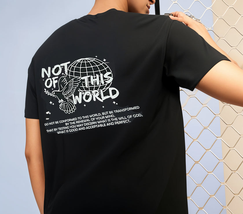MACK Jonney Oversized | Loose Fit | Half Sleeves 100% Cotton Round Neck Printed T-Shirt for Men