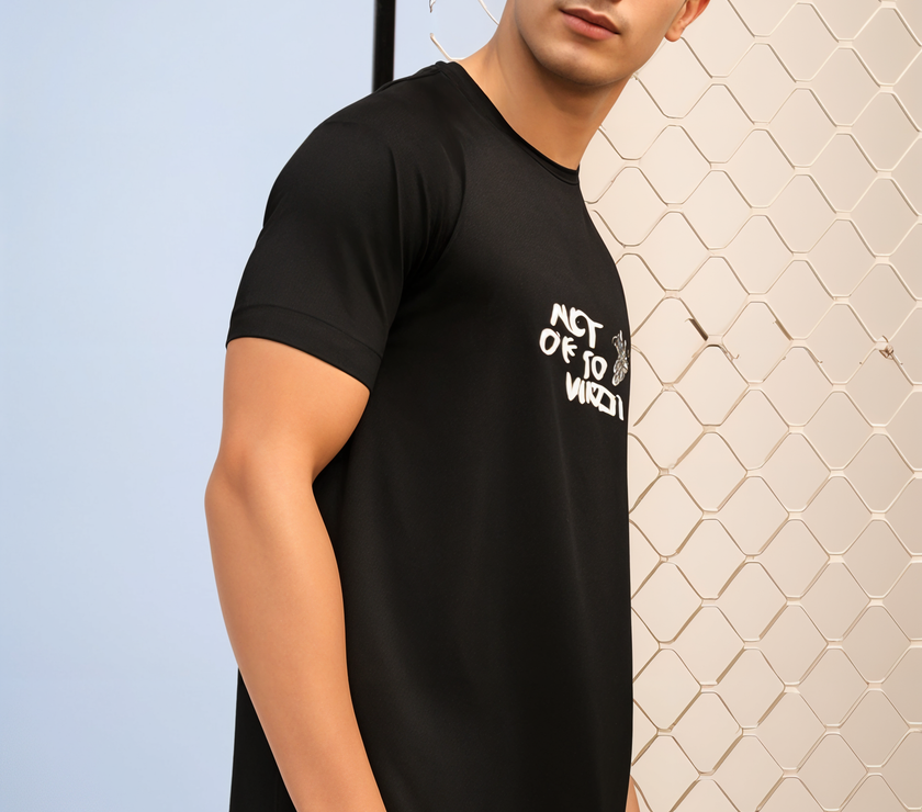 MACK Jonney Oversized | Loose Fit | Half Sleeves 100% Cotton Round Neck Printed T-Shirt for Men