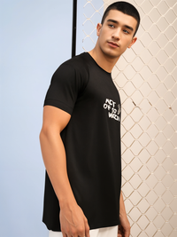 MACK Jonney Oversized | Loose Fit | Half Sleeves 100% Cotton Round Neck Printed T-Shirt for Men