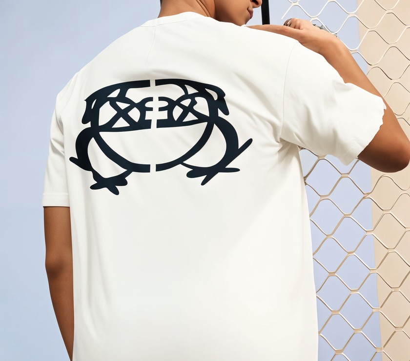 MACK Jonney Oversized | Loose Fit | Half Sleeves 100% Cotton Round Neck Printed T-Shirt for Men