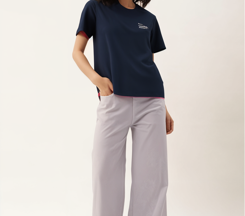 MACK Jonney Oversized | Loose Fit | Half Sleeves 100% Cotton Round Neck Printed T-Shirt for Women