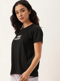 MACK Jonney Oversized | Loose Fit | Half Sleeves 100% Cotton Round Neck Printed T-Shirt for Women