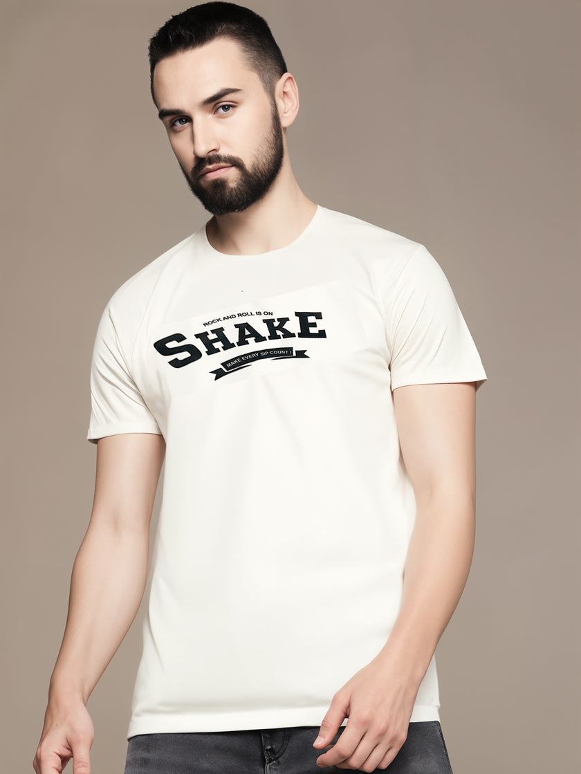 MACK Jonney Men Printed Cotton Rich  T Shirt | Round neck Tshirts|Half Sleeves|Printed-Regular Fit