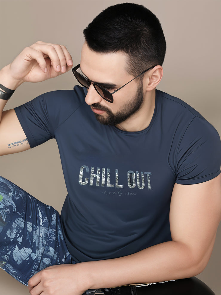 MACK Jonney Men Printed Cotton Rich  T Shirt | Round neck Tshirts|Half Sleeves|Printed-Regular Fit