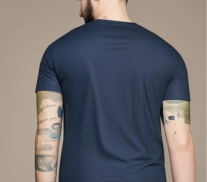 MACK Jonney Men Printed Cotton Rich  T Shirt | Round neck Tshirts|Half Sleeves|Printed-Regular Fit