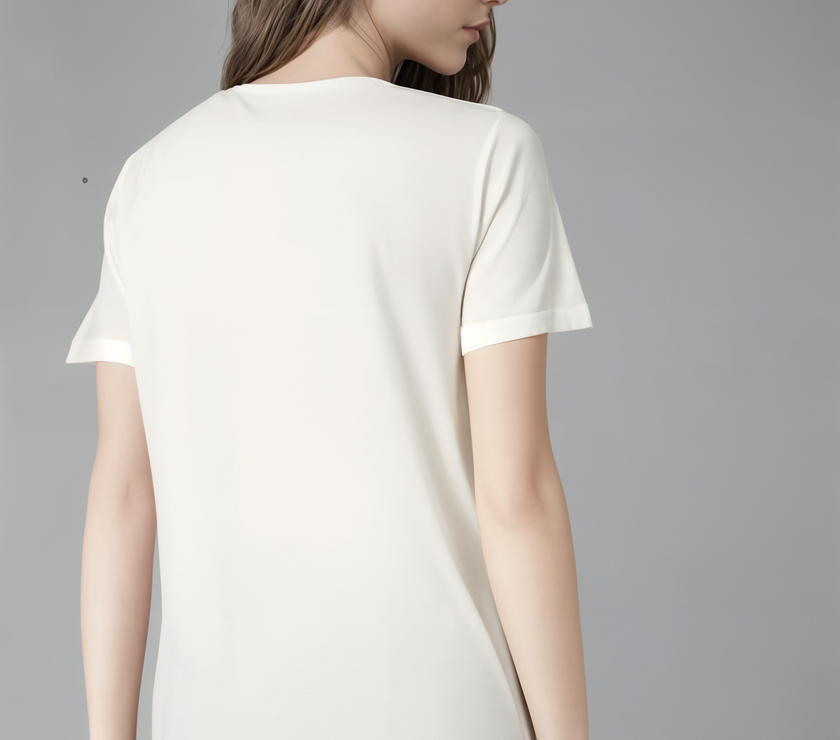 MACK Jonney Women Printed Cotton Rich  T Shirt | Round neck Tshirts|Half Sleeves|Printed-Regular Fit