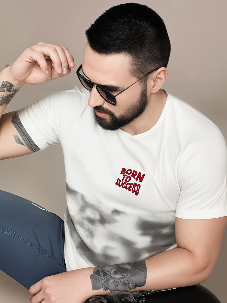 MACK Jonney Men Printed Cotton Rich  T Shirt | Round neck Tshirts|Half Sleeves|Printed-Regular Fit