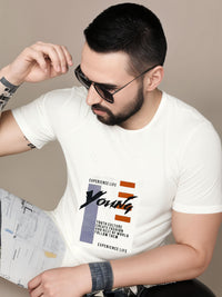 MACK Jonney Men Printed Cotton Rich  T Shirt | Round neck Tshirts|Half Sleeves|Printed-Regular Fit