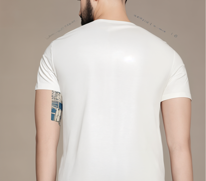 MACK Jonney Men Printed Cotton Rich  T Shirt | Round neck Tshirts|Half Sleeves|Printed-Regular Fit