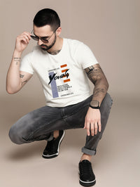 MACK Jonney Men Printed Cotton Rich  T Shirt | Round neck Tshirts|Half Sleeves|Printed-Regular Fit