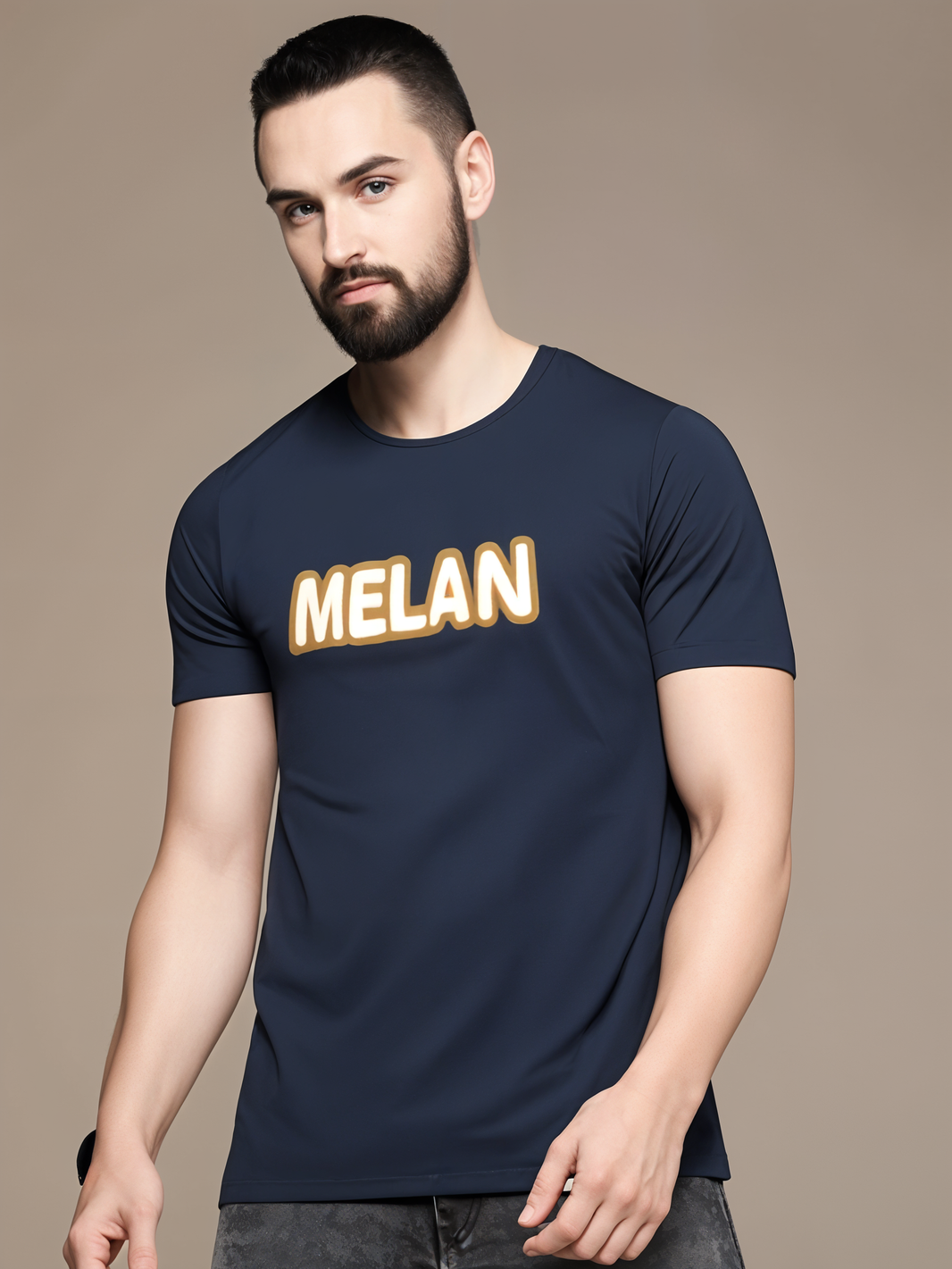 MACK Jonney Men Printed Cotton Rich  T Shirt | Round neck Tshirts|Half Sleeves|Printed-Regular Fit