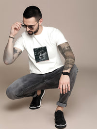 MACK Jonney Men Printed Cotton Rich  T Shirt | Round neck Tshirts|Half Sleeves|Printed-Regular Fit