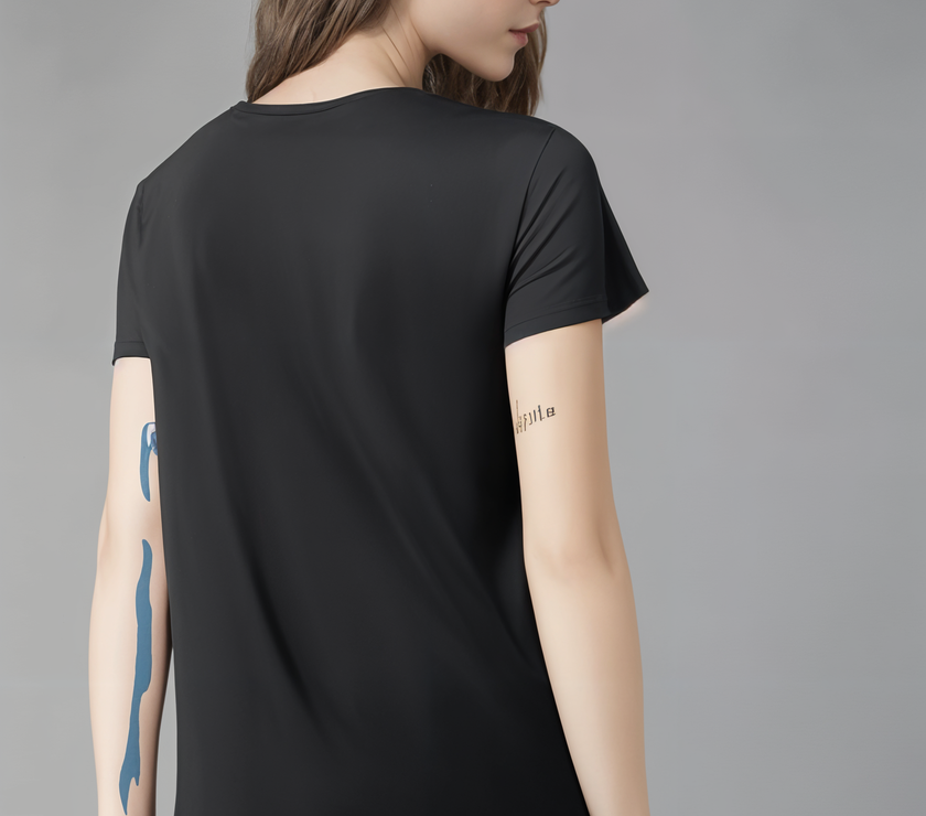 MACK Jonney Women Printed Cotton Rich  T Shirt | Round neck Tshirts|Half Sleeves|Printed-Regular Fit