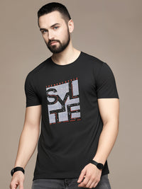 MACK Jonney Men Printed Cotton Rich  T Shirt | Round neck Tshirts|Half Sleeves|Printed-Regular Fit