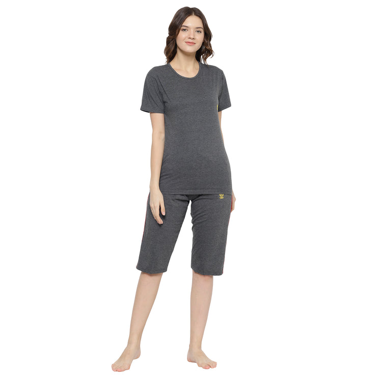 Mack Jonney Grey Women's Night Suit