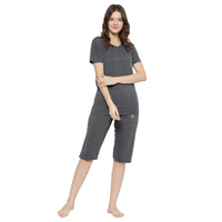 Mack Jonney Grey Women's Night Suit