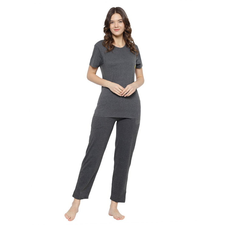 Mack Jonney Grey Women's Night Suit