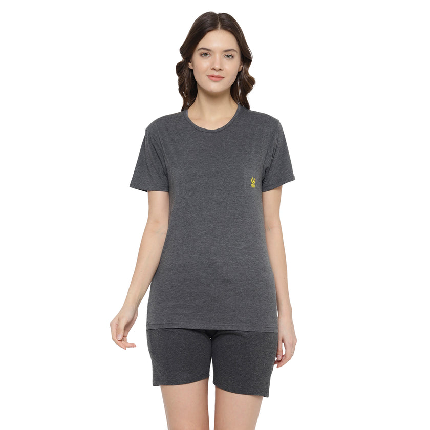 Mack Jonney Grey Women's Night Suit