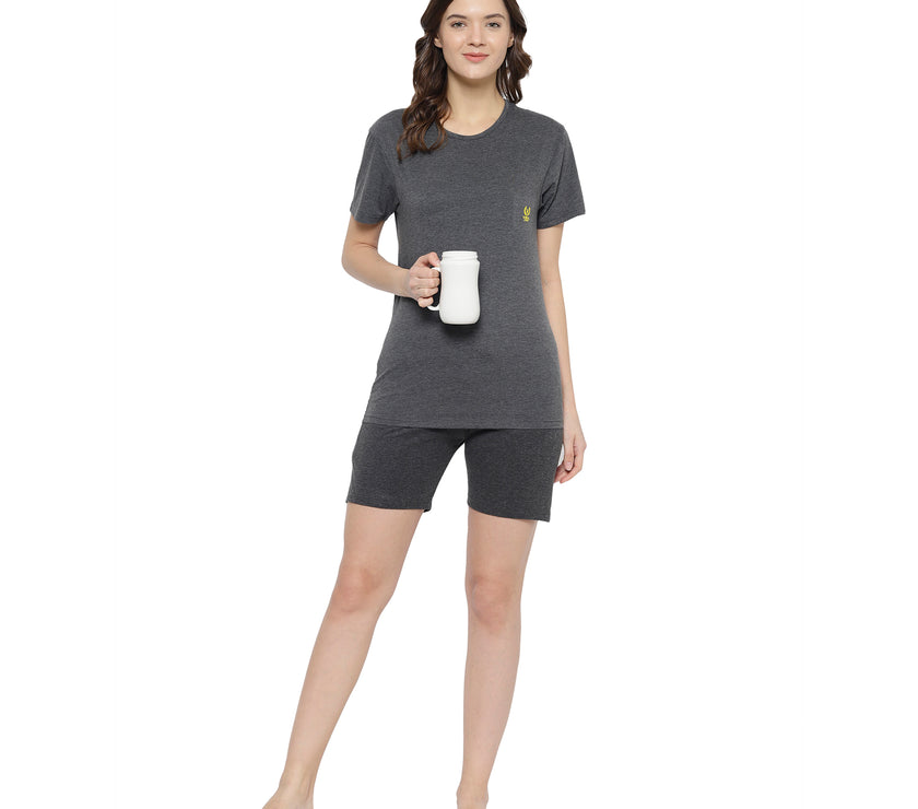 Mack Jonney Grey Women's Night Suit