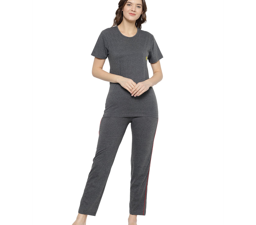 Mack Jonney Grey Women's Night Suit