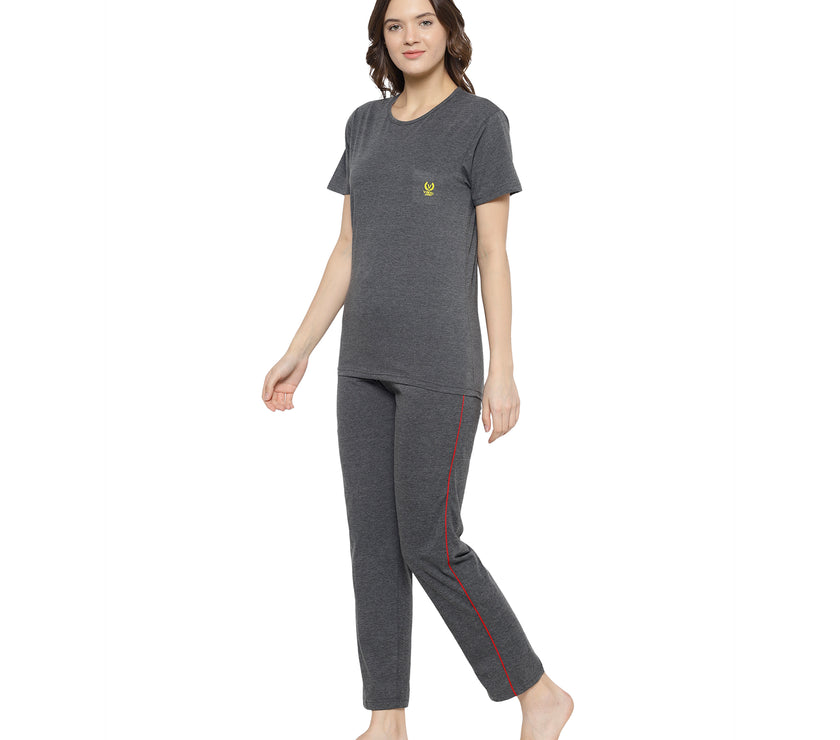 Mack Jonney Grey Women's Night Suit