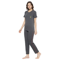 Mack Jonney Grey Women's Night Suit