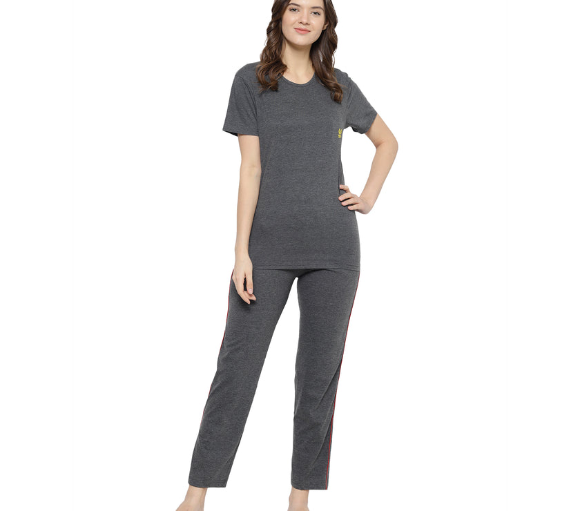 Mack Jonney Grey Women's Night Suit