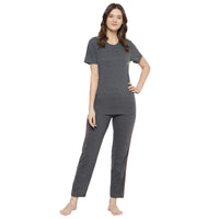 Mack Jonney Grey Women's Night Suit