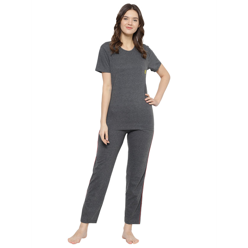 Mack Jonney Grey Women's Night Suit