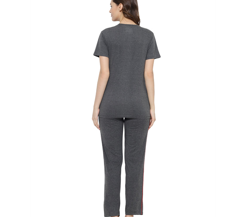 Mack Jonney Grey Women's Night Suit
