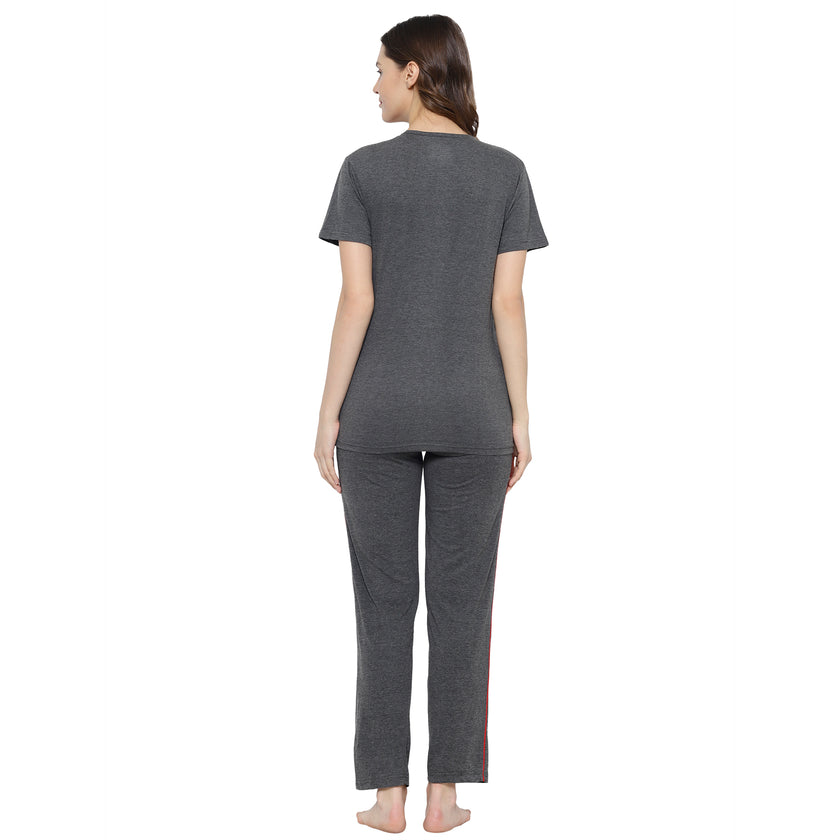 Mack Jonney Grey Women's Night Suit