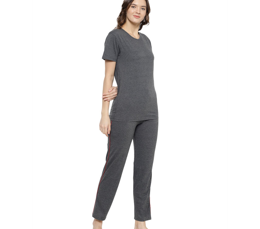 Mack Jonney Grey Women's Night Suit