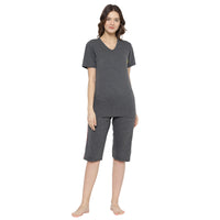 Mack Jonney Grey Women's Night Suit
