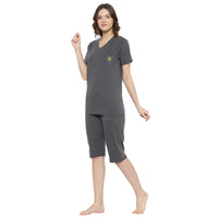 Mack Jonney Grey Women's Night Suit
