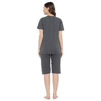 Mack Jonney Grey Women's Night Suit