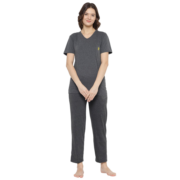 Mack Jonney Grey Women's Night Suit