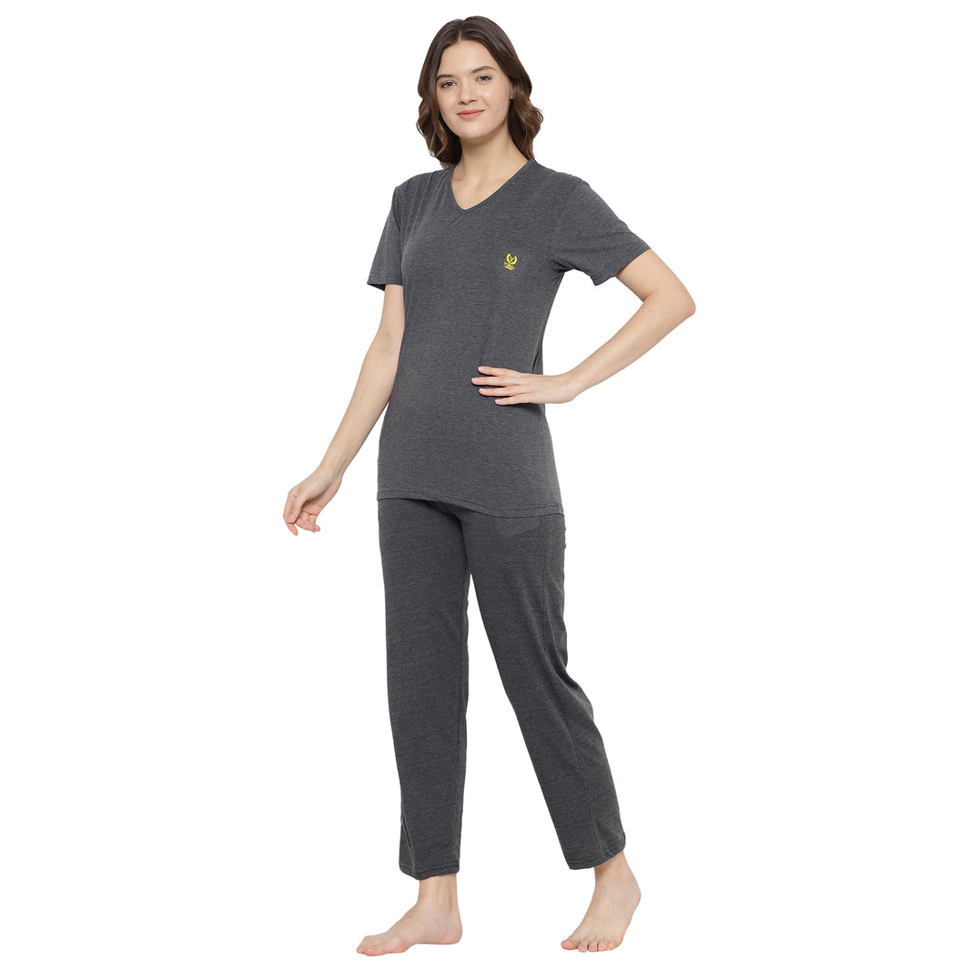 Mack Jonney Grey Women's Night Suit