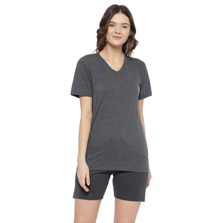 Mack Jonney Grey Women's Night Suit