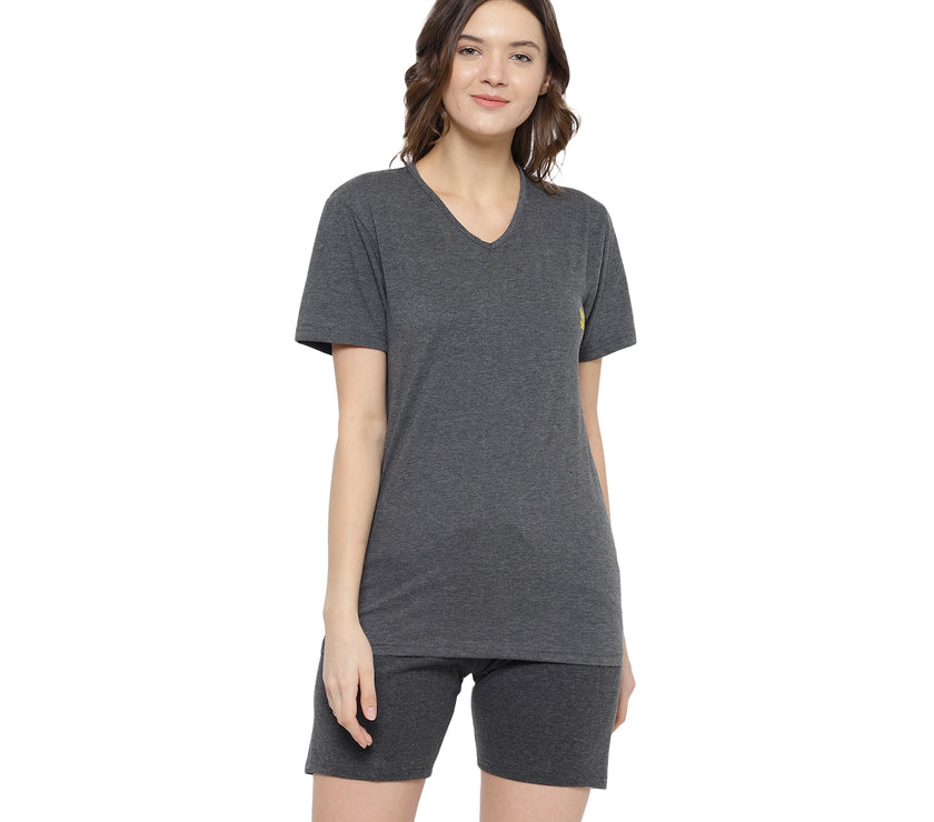 Mack Jonney Grey Women's Night Suit