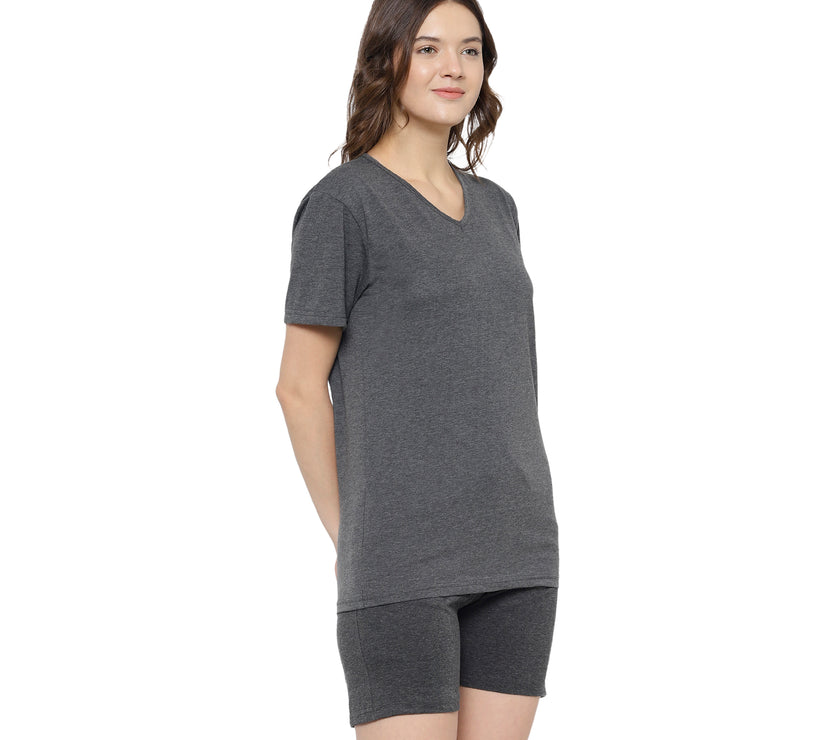 Mack Jonney Grey Women's Night Suit